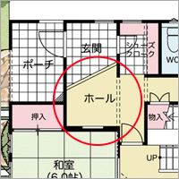 ホール間取図